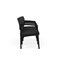 Lesro Lenox Steel 3 Seater with Center Arms, Graphite (Gray) Seat, Graphite Back, 64.5 W 24.5 L 32 H LS3103 - alternate 3